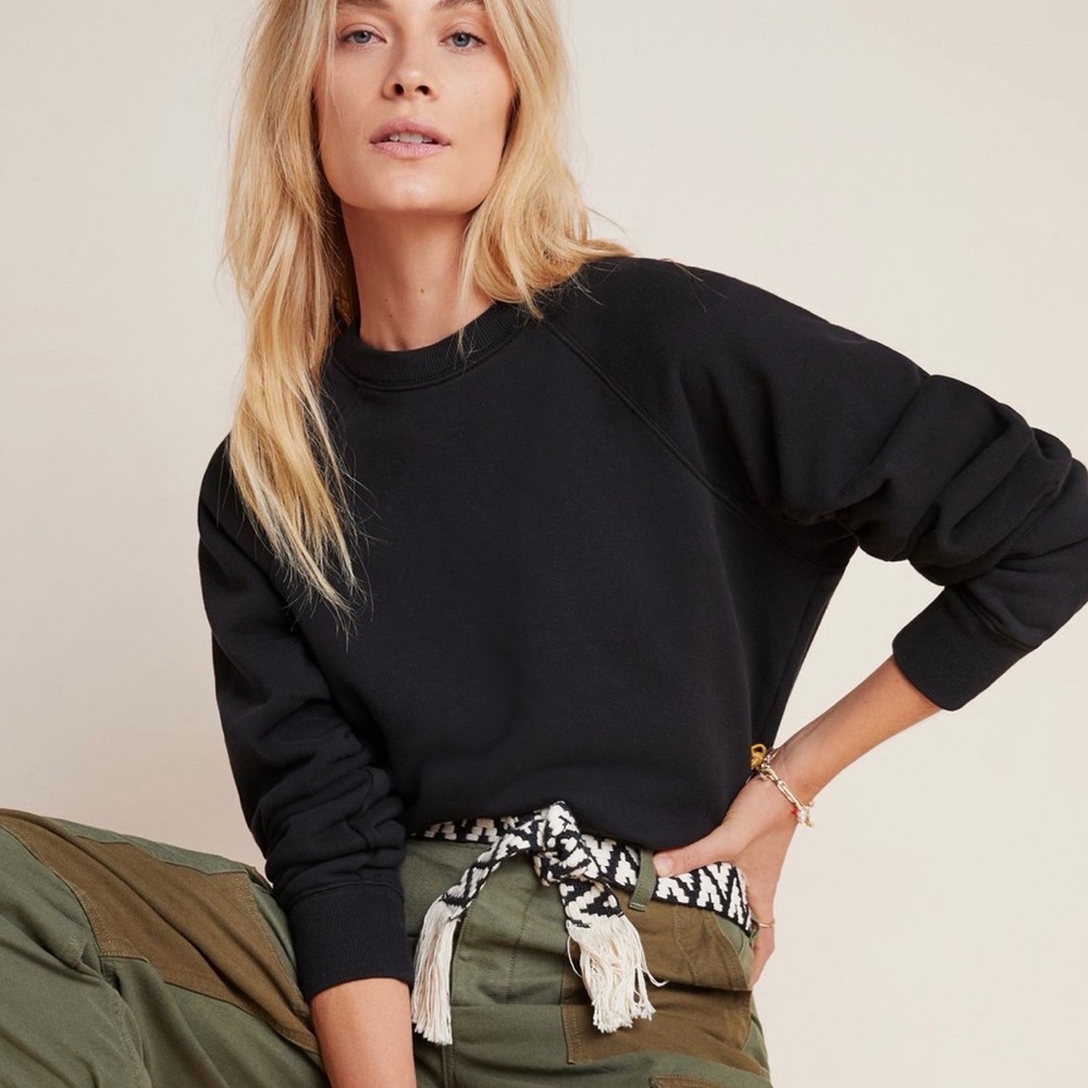 Citizens Of Humanity Evelyn Ruched Sleeve Sweatshirt